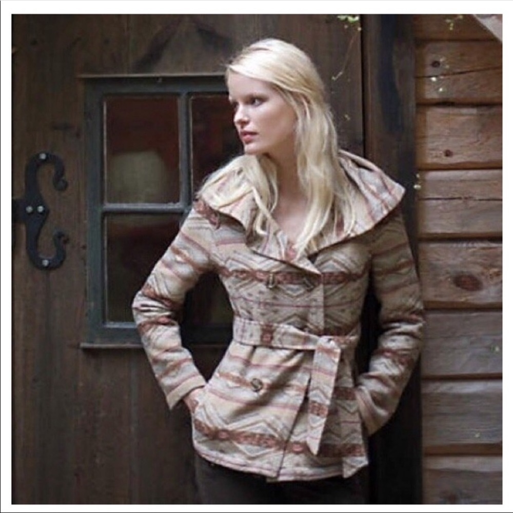Anthro Daughters of The Liberation Wool Blend Coat